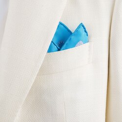 Hand printed silk handkerchief Colour: FZSR8_10A Size: One Size