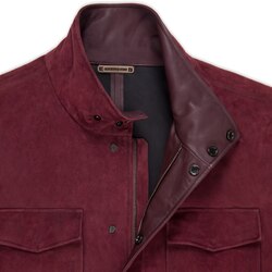 Suede field jacket Colour: R015 Size: 52
