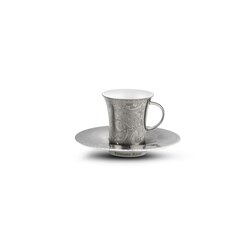 Coffee cups gift box platinum fine paisley Colour: 7036 Size: One Size