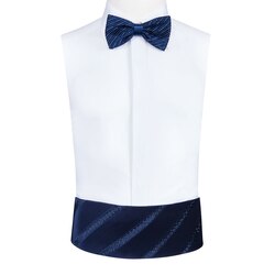 Pleated silk cummerbund with swarovski Colour: SW300_011 Size: 2XL