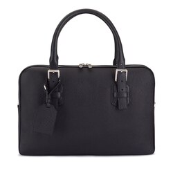 Handmade calfskin business bag Colour: N999 Size: One Size