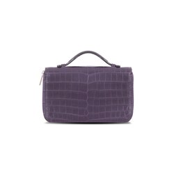Handmade crocodile travel wallet Colour: 4007 Size: One Size