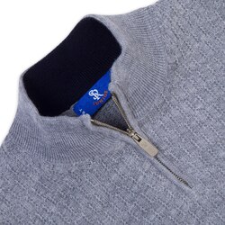 tyran koste reagere Zip Mockneck Sweater by STEFANO RICCI | Shop Online