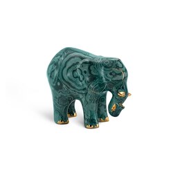Elefante piccolo in porcellana royal malachite Colore: 6037 Taglia: One Size