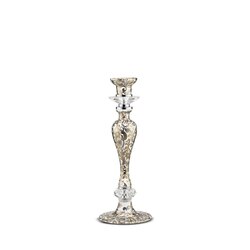 Luxury silk single candle holder Colour: 9016 Size: One Size