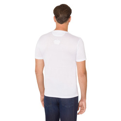 T-shirt girocollo con motivo a “corone” Colore: W000 Taglia: L