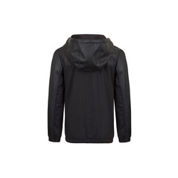 Blouson in seta e pelle d’agnello, con cappuccio Colore: N999 Taglia: 14