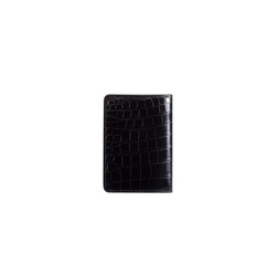 MATTED CROCODILE PASSPORT HOLDER Colour: N999 Size: One Size