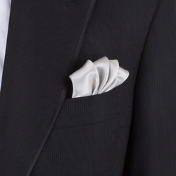 Silk Pocket Square Colour: UNIR_010 Size: One Size