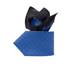 Hand Printed Silk Tie Set Colour: 35102_001 Size: One Size