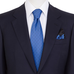 Hand Printed Silk Tie Set Colour: 35102_001 Size: One Size