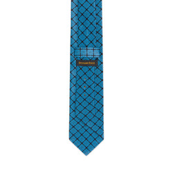 Hand Printed Silk Tie Colour: 37026_009 Size: One Size