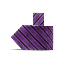 Cravatta “Luxury” in seta stampata a mano Colore: 37015_009 Taglia: One Size