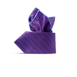 Luxury hand printed silk tie set Colour: 37005_003 Size: One Size