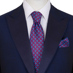 奢华手工印制真丝领带套装 颜色: 37007_004 尺寸: One Size