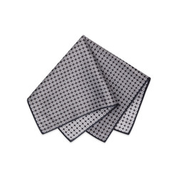 Комплект: галстук и платок-паше из шелка с принтом ручной работы цвет: 37049_008 Размер: One Size