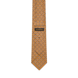 Hand printed silk twill tie Colour: 37072_011 Size: One Size