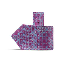 LUXURY HAND PRINTED SILK TIE Colour: 39000_007 Size: One Size
