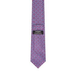 LUXURY HAND PRINTED SILK TIE Colour: 39000_007 Size: One Size
