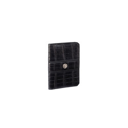 HANDMADE CROCODILE BIFOLD WALLET Colour: N999 Size: One Size
