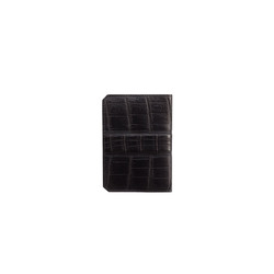 HANDMADE CROCODILE BIFOLD WALLET Colour: N999 Size: One Size