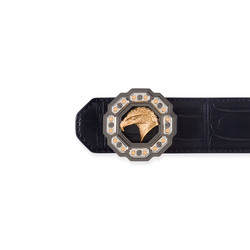 MATTED CROCODILE LEATHER BELT Colour: B063 Size: 110