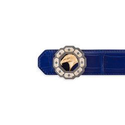 MATTED CROCODILE LEATHER BELT Colour: B072 Size: 95