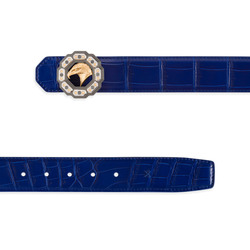 MATTED CROCODILE LEATHER BELT Colour: B072 Size: 95