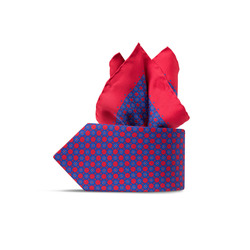 HAND PRINTED SILK TIE SET Colour: 41100_002 Size: One Size