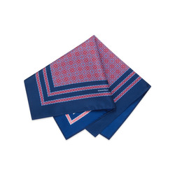 Комплект: галстук и платок-паше из шелка с принтом ручной работы цвет: 43101_004 Размер: One Size