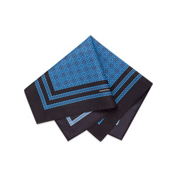 HAND PRINTED SILK TIE SET Colour: 43101_009 Size: One Size