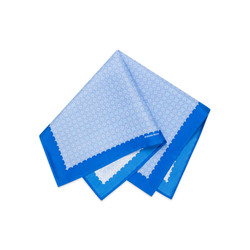 Комплект: галстук и платок-паше из шелка с принтом ручной работы цвет: 43102_011 Размер: One Size