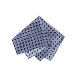Комплект: галстук и платок-паше из шелка с принтом ручной работы цвет: 43029_007 Размер: One Size