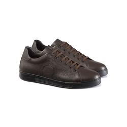 CALFSKIN LEATHER SNEAKERS Colour: M019 Size: 7