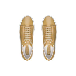CALFSKIN LEATHER SNEAKERS Colour: Y024 Size: 5