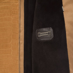 【BAON】Rikkoi Mink Collar Two-Way Leather Jumper Mink collar blouson by STEFANO RICCI | Shop Online