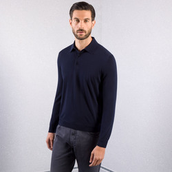 KNIT THREE-BUTTON POLO Colour: F22340_198 Size: 54