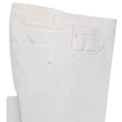 FIVE-POCKET TROUSERS Colour: W000 Size: 42