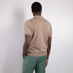 KNIT SHORT SLEEVE ZIP POLO Colour: F23176_3227 Size: 58
