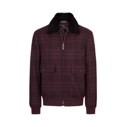 CASHMERE BLOUSON WITH SHEARLING COLLAR Colour: C117HA_0252 Size: 52