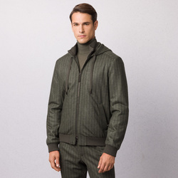 Pure wool hooded blouson by STEFANO RICCI | Shop Online