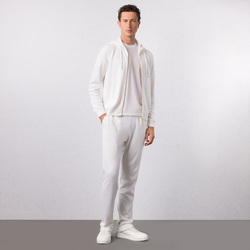 ALPHA YARN CASHMERE JOGGING BLOUSON Colour: W24301_204 Size: 50
