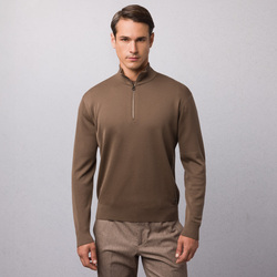 ALPHA YARN CASHMERE MOCK NECK SWEATER Colour: W24301_257 Size: 58