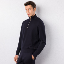 ALPHA YARN CASHMERE MOCK NECK SWEATER Colour: W24301_198 Size: 58