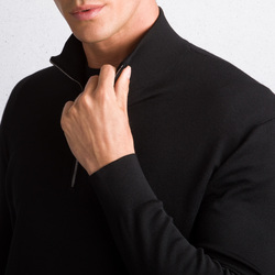ALPHA YARN CASHMERE MOCK NECK SWEATER Colour: W24301_131 Size: 52
