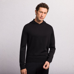 ALPHA YARN CASHMERE HOODED CREWNECK Colour: W24301_131 Size: 52