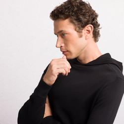 ALPHA YARN CASHMERE HOODED CREWNECK Colour: W24301_131 Size: 52