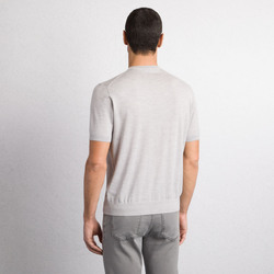 CASHMERE AND WOOL BLEND KNIT CREWNECK SWEATER Colour: W25150_1109 Size: 54