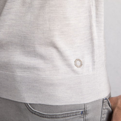 CASHMERE AND WOOL BLEND KNIT CREWNECK SWEATER Colour: W25150_1109 Size: 52