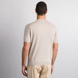 CASHMERE AND WOOL BLEND KNIT CREWNECK SWEATER Colour: W25150_206 Size: 52